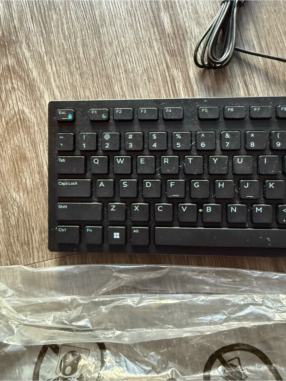 Dell Black Wired USB Keyboard with Numeric Keypad